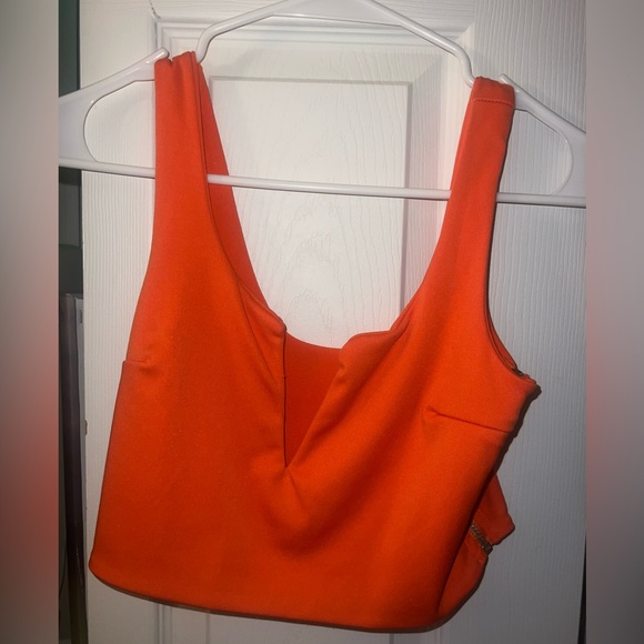 Small Orange Crop Top - Picture 2 of 7